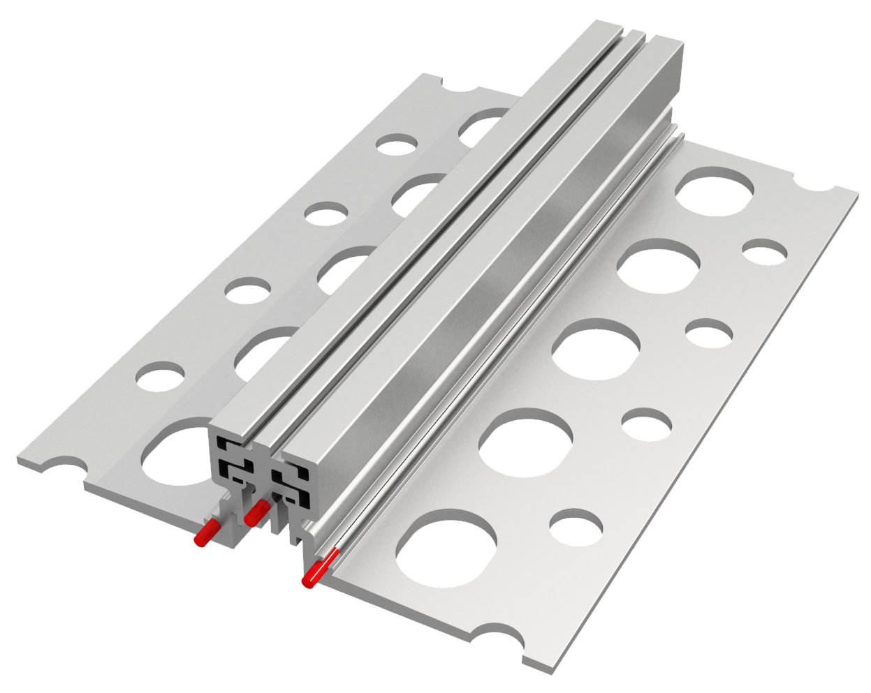 Bewegungsfugenprofile aus Vollaluminium 27 mm