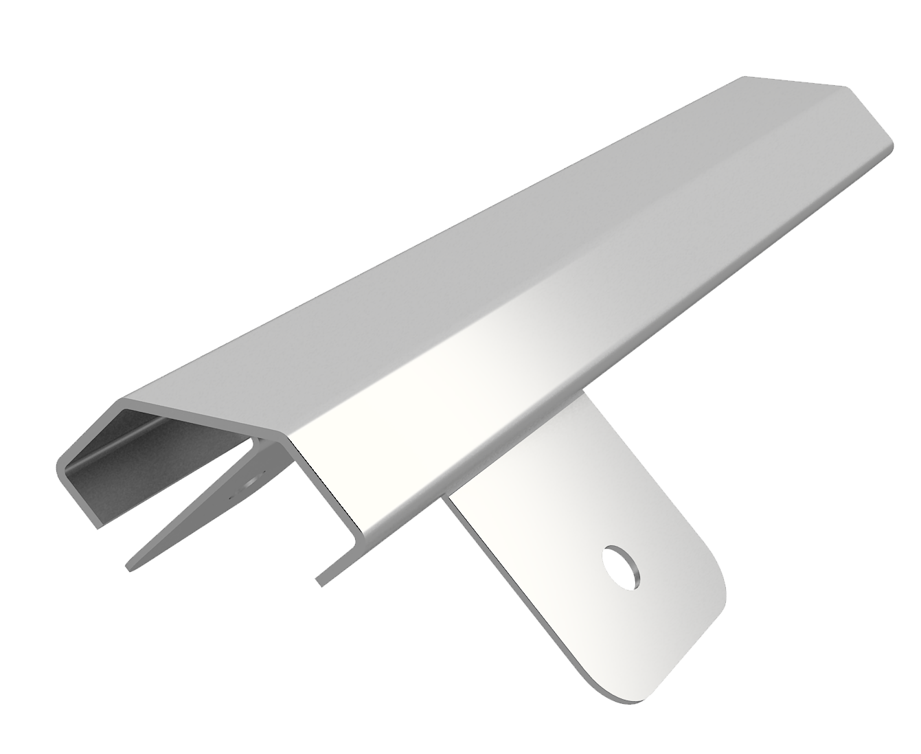 Schräge Eckschutzprofile mit Anker
