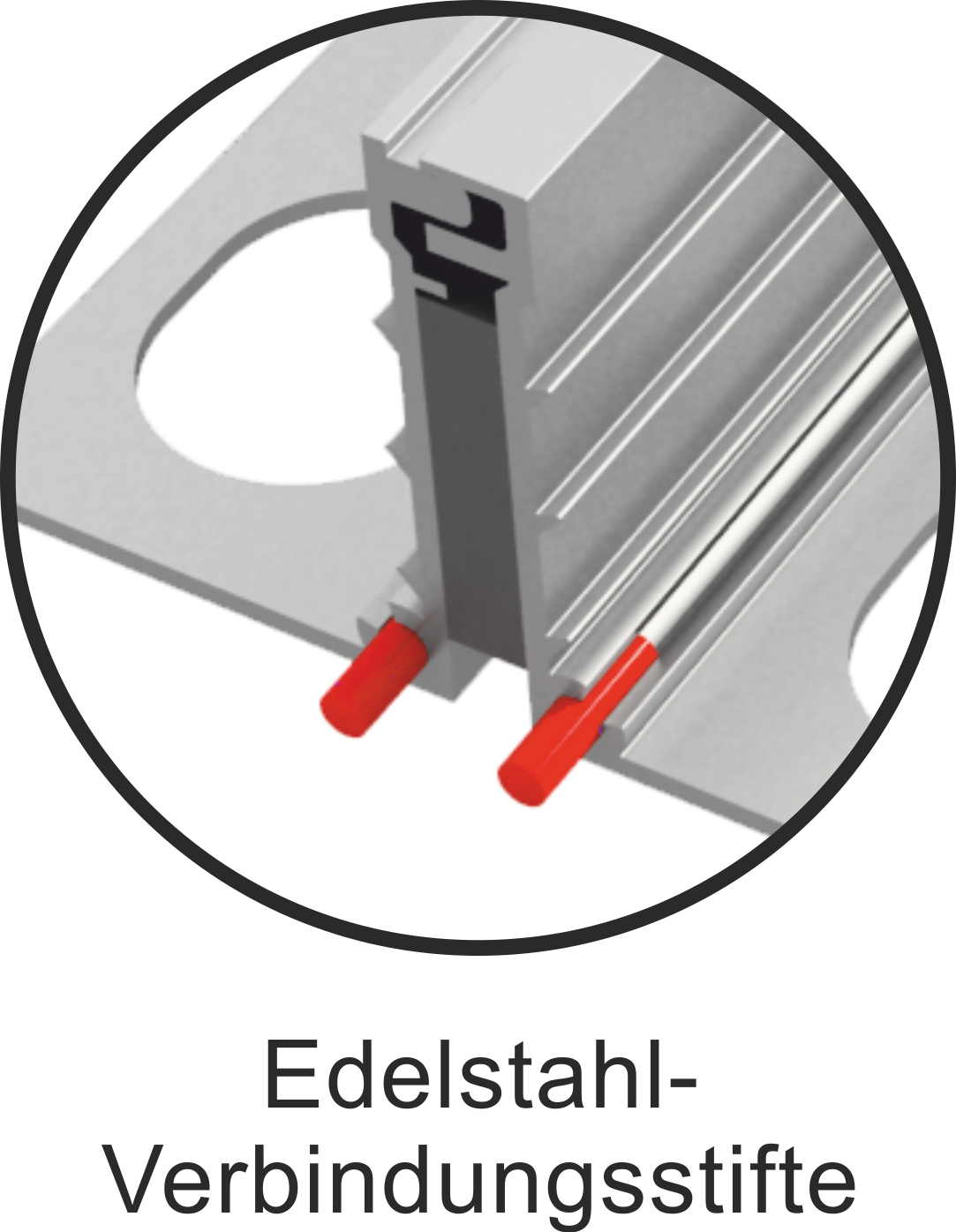 Schwundfugenprofile aus Vollaluminium 10 mm