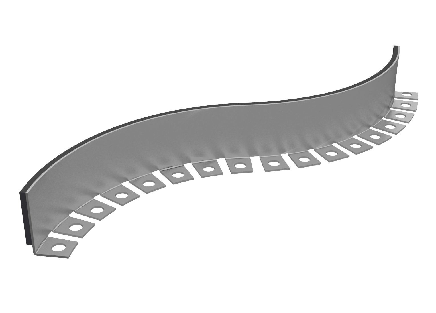 Edelstahlwinkel flexibel für Wandanschluss 6/7 | 11/12 mm 